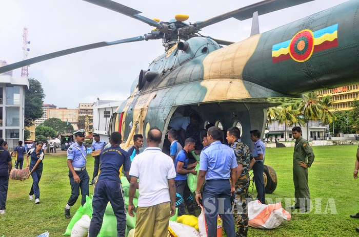 SLAF Flood Relief Operations on 21 May 2016