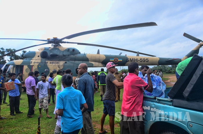 SLAF Flood Relief Operations on 21 May 2016