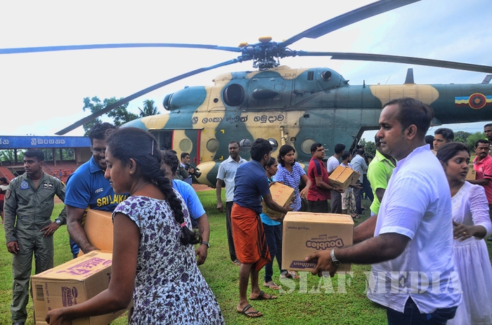 SLAF Flood Relief Operations on 21 May 2016