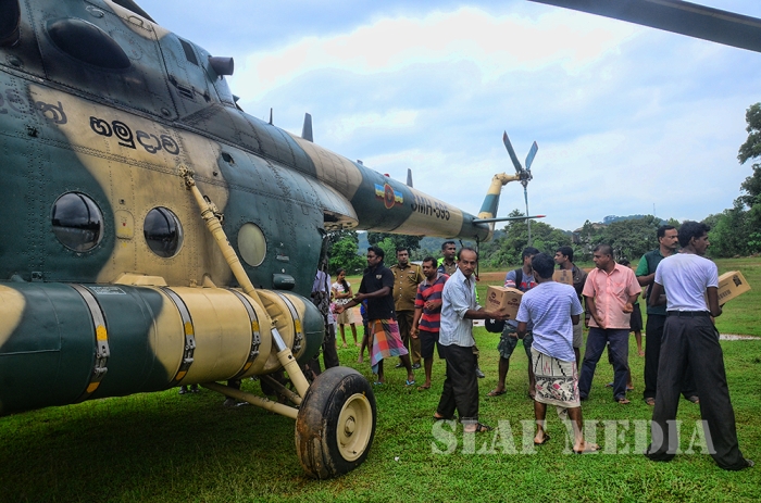SLAF Flood Relief Operations on 21 May 2016
