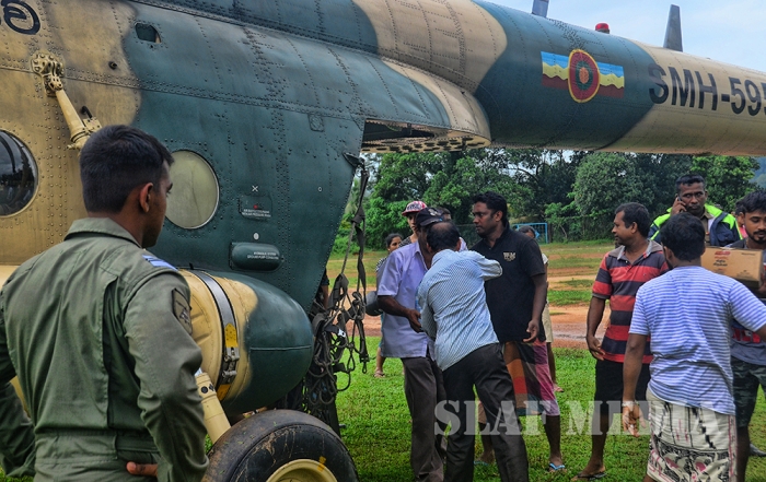 SLAF Flood Relief Operations on 21 May 2016