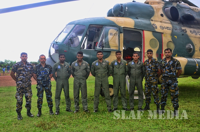 SLAF Flood Relief Operations on 21 May 2016