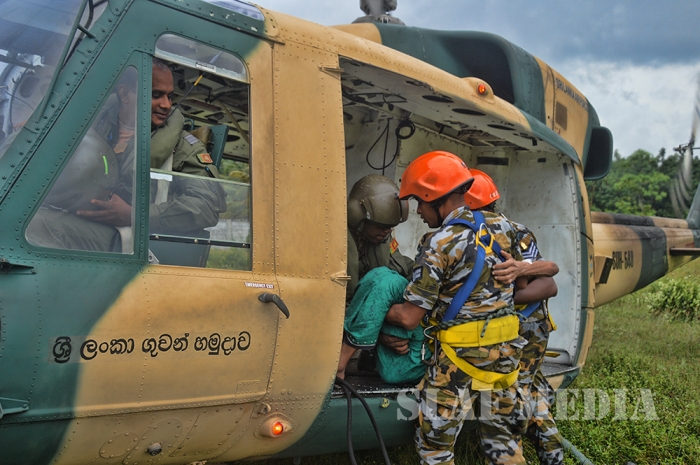 SLAF Flood Relief Operations on 21 May 2016