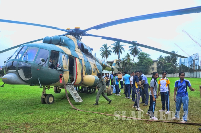 SLAF Flood Relief Operations on 21 May 2016