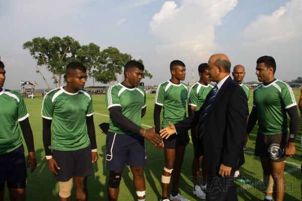SLAF Kick-off at its First International Rugby Ground