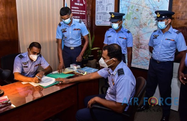 CHANGE OF COMMAND AT NO 06 AIR DEFENCE RADAR SQUADRON, CHINA BAY