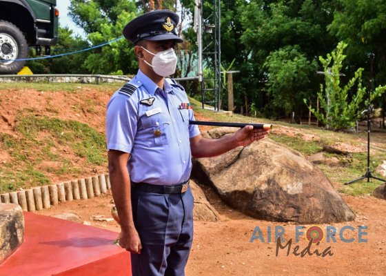 CHANGE OF COMMAND AT NO 06 AIR DEFENCE RADAR SQUADRON, CHINA BAY