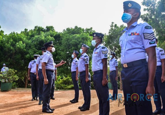 CHANGE OF COMMAND AT NO 06 AIR DEFENCE RADAR SQUADRON, CHINA BAY