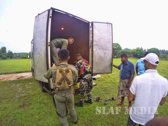 SLAF Continues Relief Operations -19 May 16