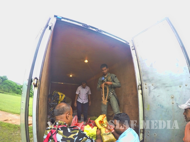 SLAF Continues Relief Operations -19 May 16