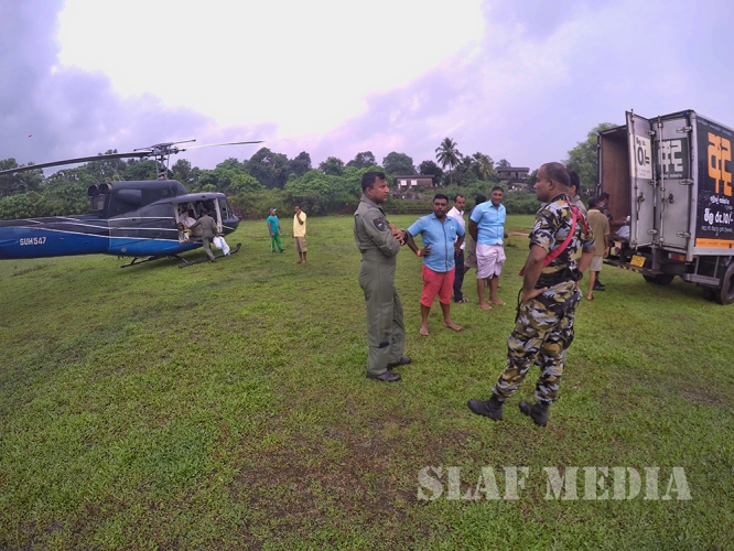 SLAF Continues Relief Operations -19 May 16