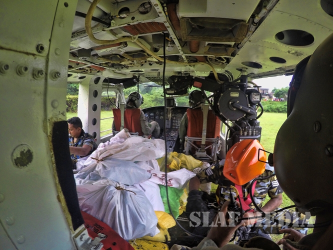 SLAF Continues Relief Operations -19 May 16