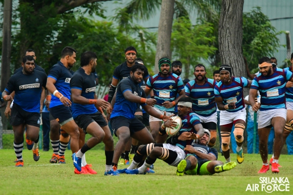 SLAF RUGBY LOCK HORNED WITH NAVY AT RATHMALANA