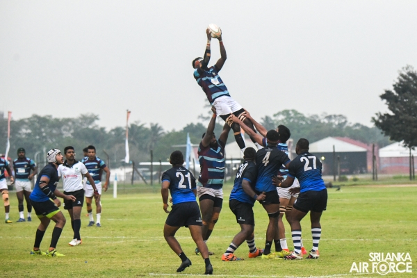 SLAF RUGBY LOCK HORNED WITH NAVY AT RATHMALANA