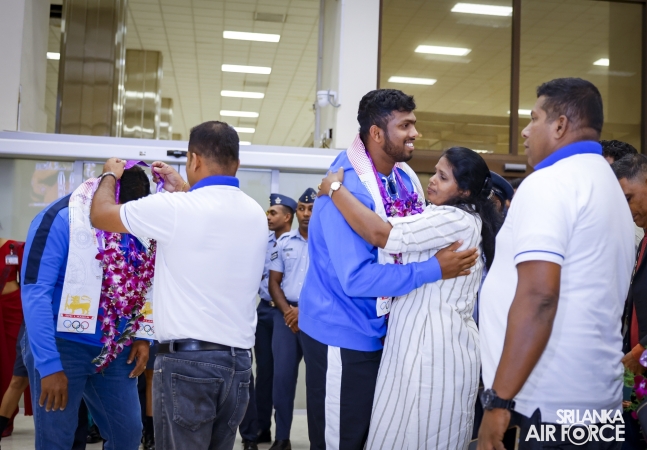 CORPORAL RUMESH THARANGA RETURNS HOME AFTER REMARKABLE INTERNATIONAL SUCCESS