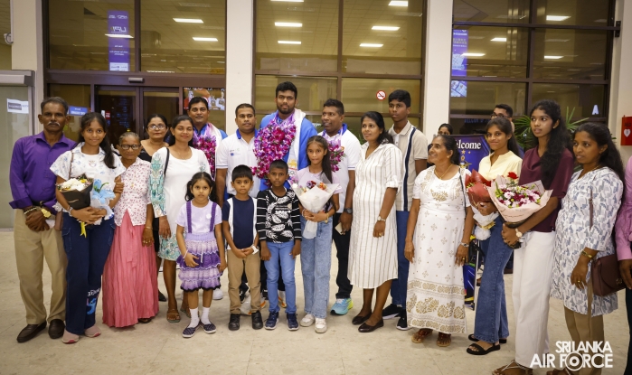 CORPORAL RUMESH THARANGA RETURNS HOME AFTER REMARKABLE INTERNATIONAL SUCCESS