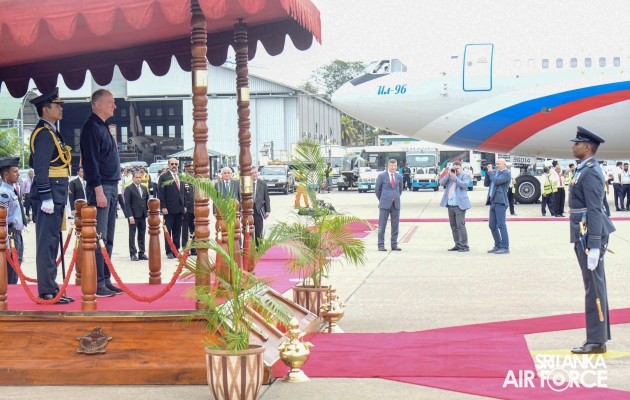 SECRETARY OF RUSSIAN SECURITY COUNCIL ARRIVES IN SRI LANKA