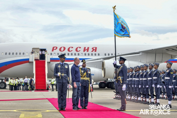 SECRETARY OF RUSSIAN SECURITY COUNCIL ARRIVES IN SRI LANKA