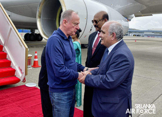 SECRETARY OF RUSSIAN SECURITY COUNCIL ARRIVES IN SRI LANKA
