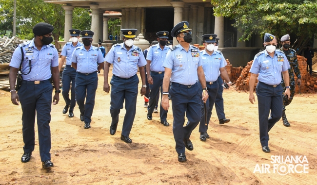 REHEARSALS COMMENCE FOR THE PLACING OF THE FINIAL ON THE TOP OF SANDAHIRU SEYA