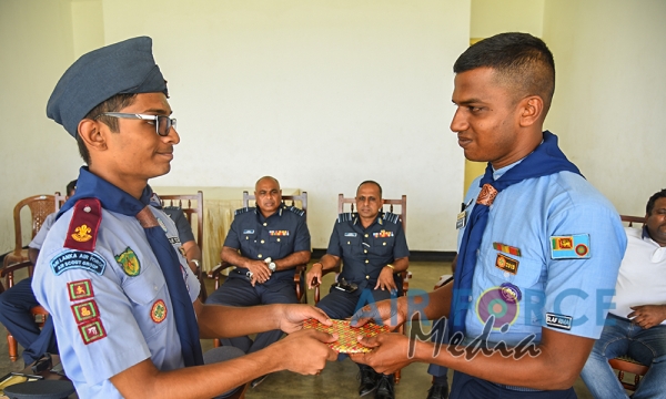 Air Scouts Membership Badge Awarding Ceremony
