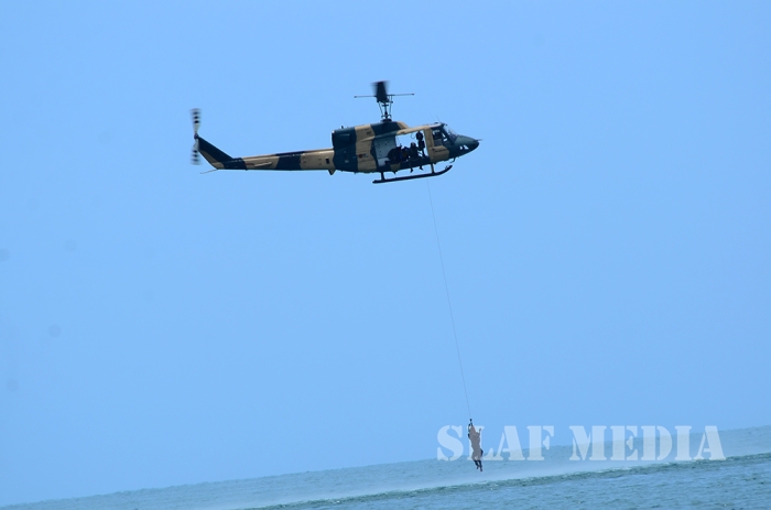 Sea Rescue Demonstration and Training at Valvettithurai