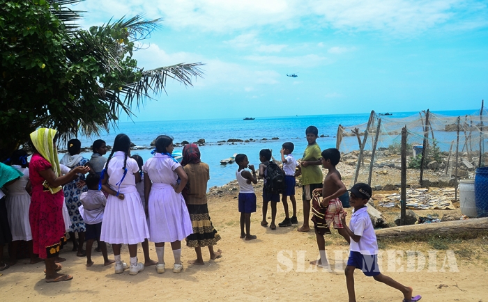 Sea Rescue Demonstration and Training at Valvettithurai