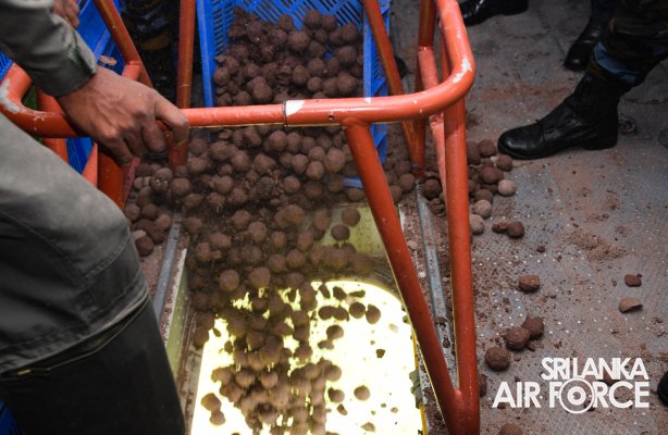 SLAF EXECUTES FIFTH AERIAL SEED BOMBING MISSION