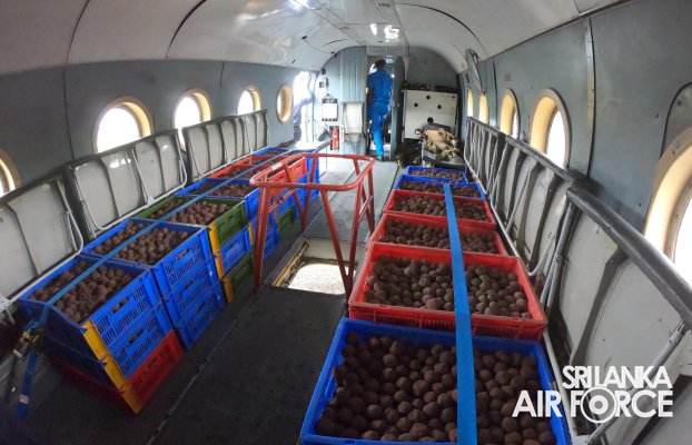 SLAF EXECUTES FIFTH AERIAL SEED BOMBING MISSION