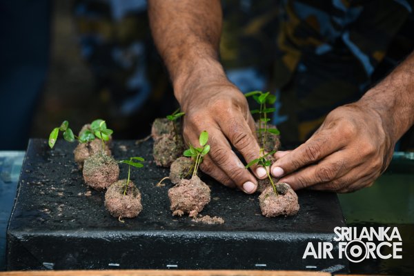 SLAF EXECUTES FIFTH AERIAL SEED BOMBING MISSION