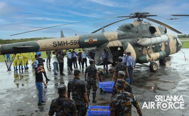 SLAF EXECUTES FIFTH AERIAL SEED BOMBING MISSION