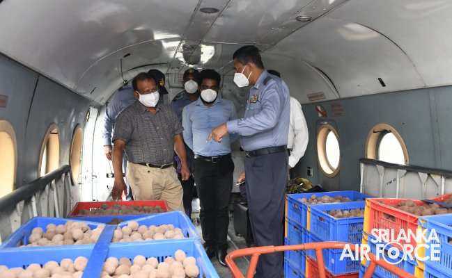 SLAF EXECUTES FIFTH AERIAL SEED BOMBING MISSION