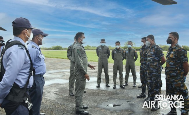 SLAF EXECUTES FIFTH AERIAL SEED BOMBING MISSION