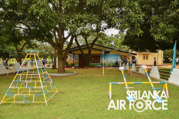SEVA VANITHA UNIT DECLARES OPEN A DAY CARE CENTRE AT SLAF STATION SIGIRIYA