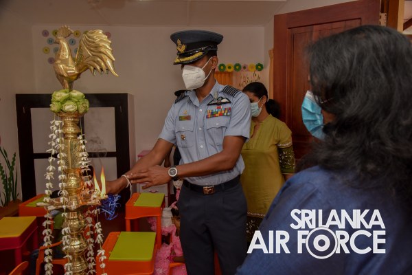 SEVA VANITHA UNIT DECLARES OPEN A DAY CARE CENTRE AT SLAF STATION SIGIRIYA