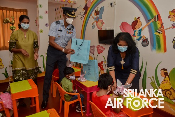 SEVA VANITHA UNIT DECLARES OPEN A DAY CARE CENTRE AT SLAF STATION SIGIRIYA