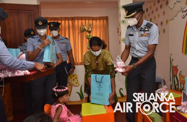 SEVA VANITHA UNIT DECLARES OPEN A DAY CARE CENTRE AT SLAF STATION SIGIRIYA