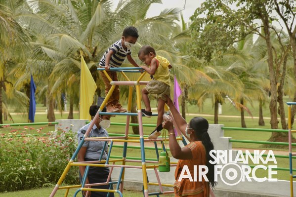 SEVA VANITHA UNIT DECLARES OPEN A DAY CARE CENTRE AT SLAF STATION SIGIRIYA