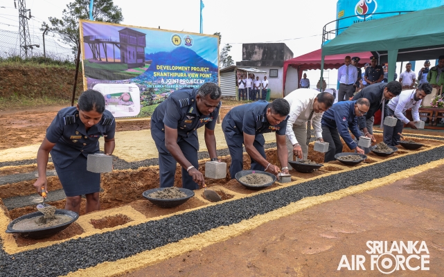 FOUNDATION
STONE LAYING CEREMONY OF THE SHANTHIPURA VIEW POINT PROJECT NUWARA
ELIYA