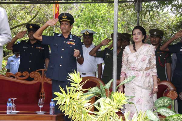 The Commander of the Air Force Air Chief Marshall Roshan Goonetilleke was the Chief Guest Sir John Kothalawala Defence university