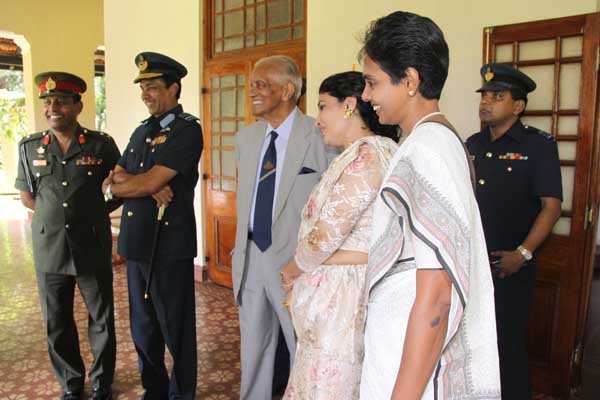 The Commander of the Air Force Air Chief Marshall Roshan Goonetilleke was the Chief Guest Sir John Kothalawala Defence university