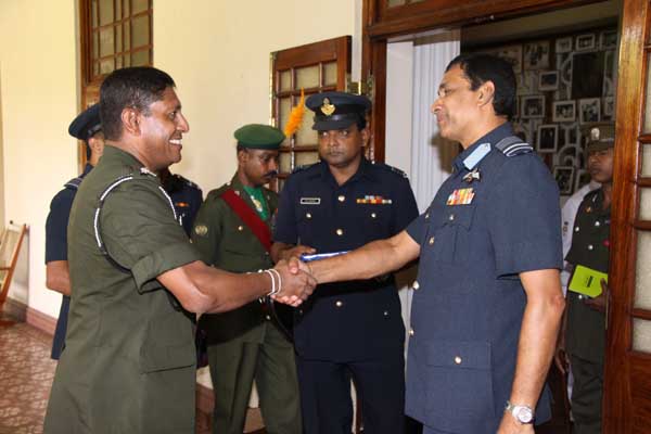 The Commander of the Air Force Air Chief Marshall Roshan Goonetilleke was the Chief Guest Sir John Kothalawala Defence university