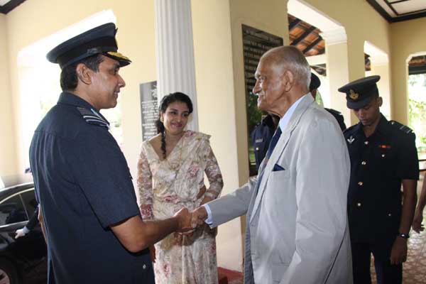 The Commander of the Air Force Air Chief Marshall Roshan Goonetilleke was the Chief Guest Sir John Kothalawala Defence university