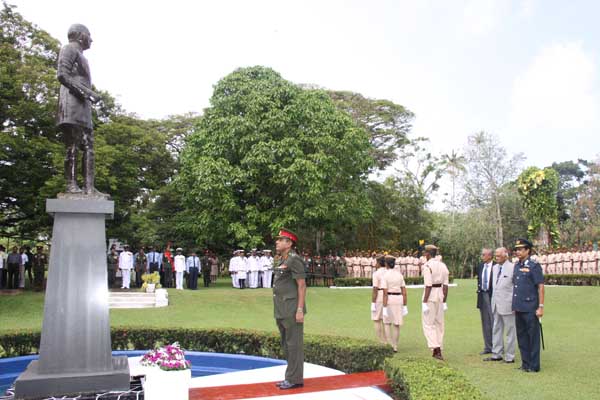 The Commander of the Air Force Air Chief Marshall Roshan Goonetilleke was the Chief Guest Sir John Kothalawala Defence university