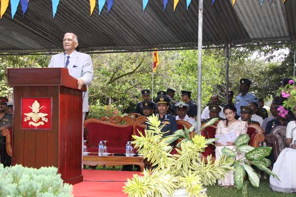 The Commander of the Air Force Air Chief Marshall Roshan Goonetilleke was the Chief Guest Sir John Kothalawala Defence university