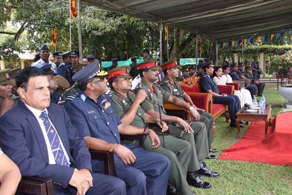 The Commander of the Air Force Air Chief Marshall Roshan Goonetilleke was the Chief Guest Sir John Kothalawala Defence university