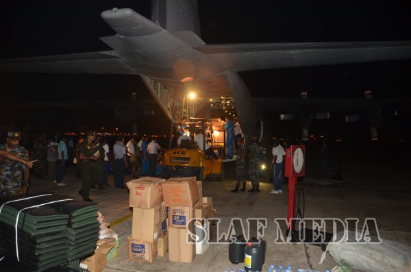 Rescue
& Relief Contingents Fly on SLAF C 130 to Nepal to Assist
Earthquake Victims