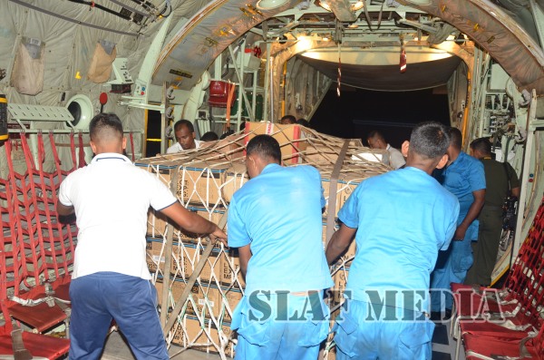 Rescue
& Relief Contingents Fly on SLAF C 130 to Nepal to Assist
Earthquake Victims