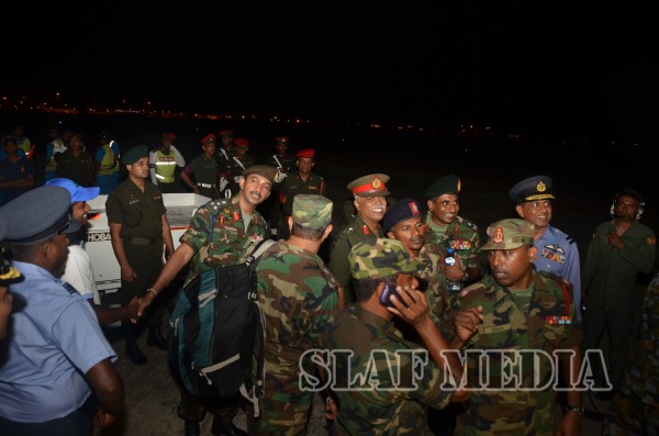 Rescue
& Relief Contingents Fly on SLAF C 130 to Nepal to Assist
Earthquake Victims