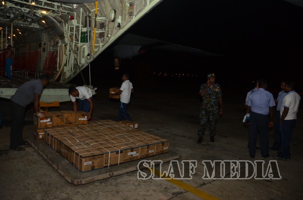 Rescue
& Relief Contingents Fly on SLAF C 130 to Nepal to Assist
Earthquake Victims